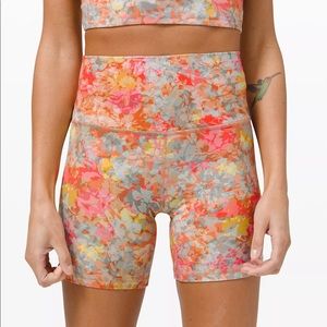 Lululemon Floral Align Shorts